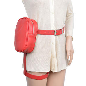 Borsa da Gamba in <span class=keywords><strong>Pelle</strong></span> con Cintura, <span class=keywords><strong>Marsupio</strong></span> da Donna, Borsa da Coscia con Cinghie - Product Image 1