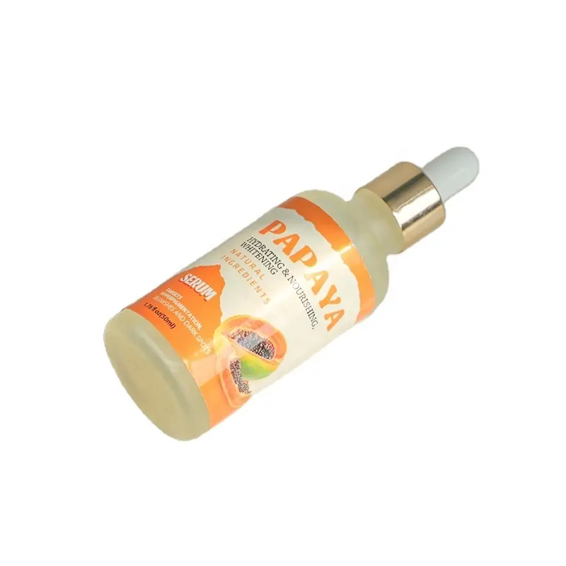 Wholesale Organic Vitamin c serum Fruit Extract Papaya Face Milk Serum Natural Face Brightening Face Serum beauty care