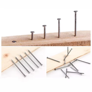 Clous en fer à tête plate polie de 3 et 4 pouces, clous en fer courants galvanisés pour le bois, la construction, la menuiserie, vente en gros - Product Image 2