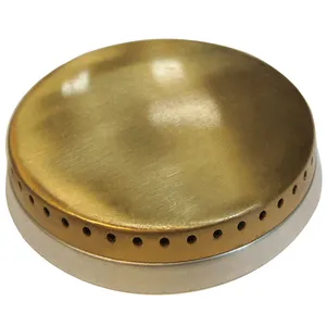 golden supplier brass copper burner cap gas hob stove cooker spare parts