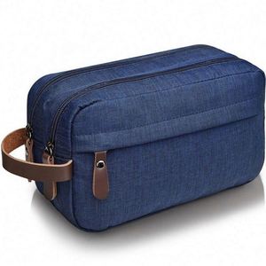Sac de toilette pour homme en nylon imperméable, double couche, en tissu Oxford, pour maquillage et cosmétiques, portable, très vendu - Product Image 1