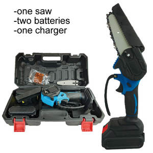 <span class=keywords><strong>Mini</strong></span> machines portatives sans fil de tronçonneuse de parc tronçonneuse gauchère <span class=keywords><strong>scie</strong></span> électrique de poteau sécateur électrique - Product Image 2