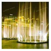 Systèmes d'éclairage adaptatifs aux scènes, Personnalisation prédéfinie, Fontaine musicale dansante, Fontaine paysagère, Installation sur site
