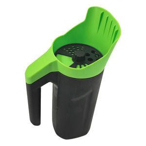 VERTAK Épandeur à main 1L pour pelouse et jardin <span class=keywords><strong>Engrais</strong></span> de graines d'herbe à débit réglable en plastique portable - Product Image 3