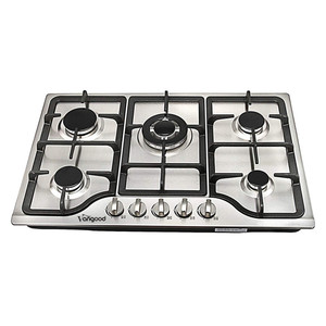 Bếp Nấu 5 Burner Xây Dựng Trong Thép Không Gỉ Phụ Tùng Gas Hobs - Product Image 1