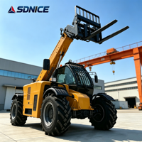 Chariot télescopique de 12 m avec direction à 3 modes, caméra 360° et commande hydraulique pilotée