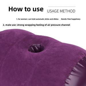 Oreiller gonflable multifonctionnel de jouet sexuel de SM-oreiller de cale de triangle pour des positions de <span class=keywords><strong>sexe</strong></span> de couples - Product Image 4