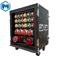 Scène d'événement extérieure Boîtes de distribution d'énergie électrique portables de grande puissance Boîte de distribution Boîte d'équipement Contrôle de la puissance lumineuse