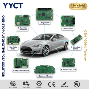 Fabricant de cartes PCB et PCBA pour autoradios, service d'assemblage SMT à guichet unique, IATF16949, carte multimédia personnalisée pour autoradio, OEM - Product Image 4