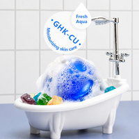 Savon Nettoyant Réparateur et Rajeunissant au Peptide de Cuivre GHK-Cu Bleu Marque Blanche Haute Efficacité PH Équilibré Soin de la Peau OEM