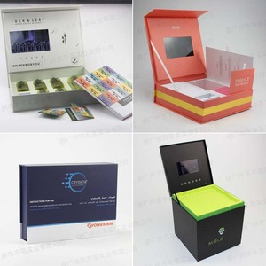 High Quality White Paper Packing <strong>Box</strong> with Led Touch Screen Music Video Magnetic Close Paper Packaging Boxes with Advertisement - Product Image 3
