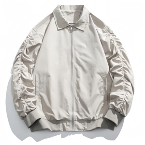 <span class=keywords><strong>Giacca</strong></span> da Baseball da Uomo 2026 alla Moda, Tinta Unita, Sportiva, con Cerniera, Vestibilità Ampia, Casual - Product Image 3