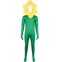 Combinaison tournesol pour hommes, Costume en spandex, tenue de cosplay pour fête, spectacle sur scène, jeu de rôle Anime