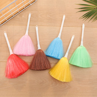 Poussette à poussière pour ordinateur en plastique, directement de l'usine, petite brosse, tête ronde, plumeau, outil de nettoyage de bureau, modèle 050 #
