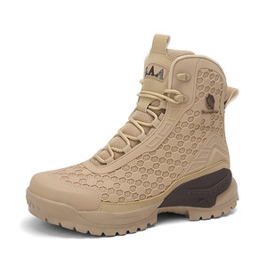 DF022 SFB20 Huangfinye Mesh Tactical <b>Boots</b> Breathable Outdoor <b>Hiking</b> High Top Summer Lightweight Non Slip - Product Image 2