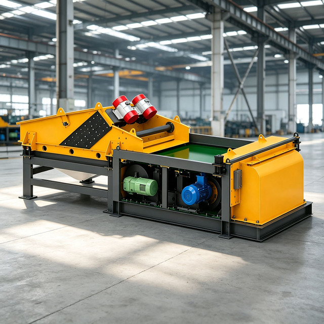 Industrial Furnaces Glass Recycling Equipment Waste Sorting System with Vibrating Screen Mesh