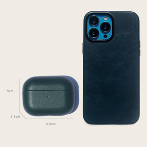 Housse de protection personnalisée en cuir microfibre sans fil étui pour écouteurs pour <span class=keywords><strong>Apple</strong></span> Airpods <span class=keywords><strong>2</strong></span> 3 <span class=keywords><strong>air</strong></span> pods - Product Image 3