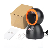 Edoo D45 bon marché prix haute qualité mains libres USB RS232 lecteur de codes à barres Cmos omnidirectionnel 1d 2d lecteur de codes à barres de bureau