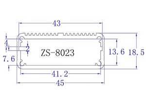 Caja de Conexiones para Router WiFi ZhengSheng ZS-8023, 60*45*19mm, Aleación de Aluminio con Recubrimiento en Polvo, Protección IP54, Ligera - Product Image 5