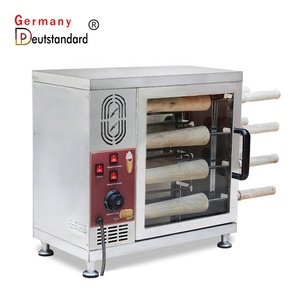 Lò Nướng Bánh Ống Khói Kiểu Hungary Chạy Điện Thương Mại Máy Nướng Cuộn Kurtos Kalacs - Product Image 3