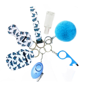 Kits <span class=keywords><strong>de</strong></span> sécurité pour femmes en plein air, tendance TikTok et Instagram, accessoires <span class=keywords><strong>de</strong></span> défense personnelle, porte-clés, kits <span class=keywords><strong>de</strong></span> défense personnelle - Ensemble <span class=keywords><strong>de</strong></span> 8 pièces - Product Image 4