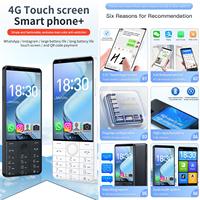 Smartphone à clavier DOOV R70 4G puissant, Android 13, MTK6765 Octa Core, 6 Go de RAM, 128 Go de ROM, écran tactile IPS de 4 pouces, double SIM, mini téléphone