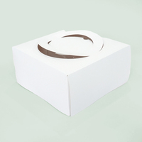 Großhandel Maßgefertigte Weiße Kartonbox Faltbare Verpackungsbox für Kuchen