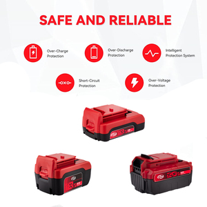 제조업체 <span class=keywords><strong>18V</strong></span> 20V 배터리 교체용 PC18B 리튬 이온 배터리 충전식 전동 공구 배터리 PCC685L - Product Image 2