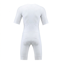Ensemble de Cyclisme Respirant, Combinaison de Cyclisme Homme Personnalisée pour Triathlon, Patinage de Vitesse et Endurance