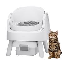 Litière automatique intelligente AS11 pour chat, double mode (automatique et manuel), grande capacité, sacs à déchets en plastique, nettoyage facile, contrôle des odeurs, écologique
