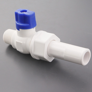 Válvula de bola de agua de pvc, accesorio termoplástico de tamaño personalizado, venta al por mayor de fábrica - Product Image 1