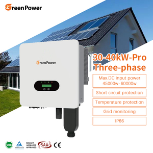 Greenpower เอาต์40kw 36kw 33kw 30KW Ip66สามเฟสพลังงานแสงอาทิตย์บนกริด Asp-30-40ktlc-pro พลังงานสีเขียว Ip66 36kw 33kw 30KW - Product Image 1