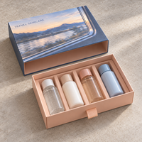 Boîtes d'emballage cadeau pour cosmétiques populaires, recyclables, luxueuses, rigides, en papier couché, avec logo personnalisé
