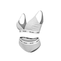Ensemble de sous-vêtements personnalisés sans armatures pour hommes et femmes, grande taille, imprimé, avec logo sur mesure, incluant slips, boxers et bikinis – Vente en gros de haute qualité