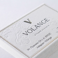 Cartes de visite de luxe personnalisées de haute qualité avec logo en relief 3D, dorure à chaud, cadeau promotionnel, carte de vœux, carte de remerciement imprimée