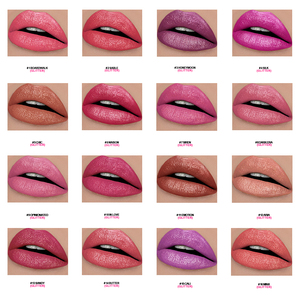 OCHAIN Custom Your Logo Cosméticos Lápiz labial con purpurina de terciopelo de larga duración - Product Image 4