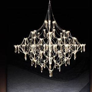 Candelabro de arte italiano decorar cafetería Bar Firefly Star Winery Hotel Villa sala de estar <span class=keywords><strong>cielo</strong></span> estrellado luz colgante - Product Image 4