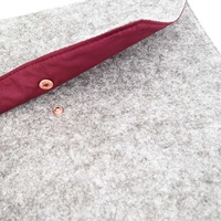 Sac de rangement pour maquillage en feutre, personnalisé, pochette à rabat pour IPad, en feutre, pour dossiers A4, documents, imprimé, pièces