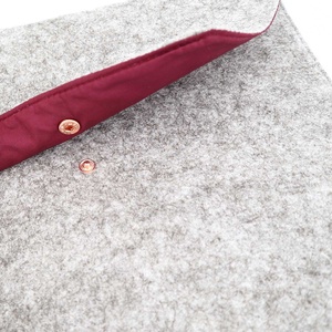 Sac de rangement pour maquillage en <span class=keywords><strong>feutre</strong></span>, personnalisé, <span class=keywords><strong>pochette</strong></span> à rabat pour IPad, en <span class=keywords><strong>feutre</strong></span>, pour dossiers A4, documents, imprimé, pièces - Product Image 4
