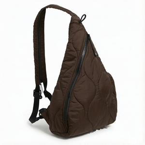Sac banane unisexe matelassé en nylon résistant à l'eau pour le cyclisme et la course à pied, sac de poitrine mignon pour femme - Product Image 4