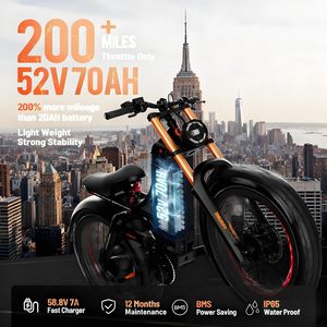Modern Integrated Battery Fat Tire Electric <b>Bike</b> High Torque Moped Style Ebike For Adults Reliable Braking Mountain Ebike - Product Image 3