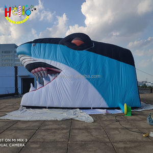 <span class=keywords><strong>Tunnel</strong></span> de requin gonflable en forme de mascotte, arc gonflable en forme d'animal, idées d'événements de zoo pour parc - Product Image 6