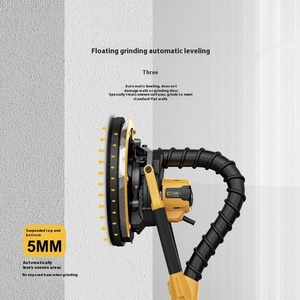Neue selbst ansaugende bürstenlose Wand polier maschine in Industrie qualität Long Rod Double Lamp Belt Sandpapier Kitt Schleif schleifer - Product Image 5