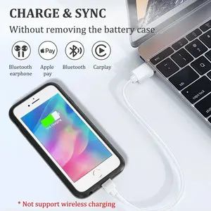 <span class=keywords><strong>Funda</strong></span> con Batería de 10000 mAh para <span class=keywords><strong>iPhone</strong></span> 6 6S 7 8 <span class=keywords><strong>SE</strong></span> <span class=keywords><strong>2020</strong></span> 2022 2023, Carcasa Cargadora de Batería de 4.7 Pulgadas, Banco de Energía para <span class=keywords><strong>iPhone</strong></span> 6 - Product Image 3