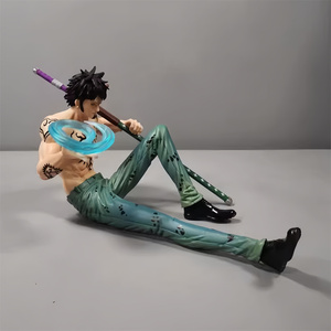 Figurine de collection Anime Trafalgar <span class=keywords><strong>Law</strong></span> en pose assise, échelle 1/6, 14 cm, en PVC, pour les fans hardcore, décoration de bureau ou de voiture, collection - Product Image 2