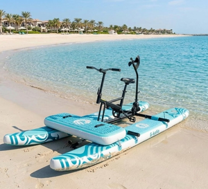 Aufblasbares Tret-Wasserfahrrad aus PVC und Aluminium, schwimmendes Hydro-Bike für Erwachsene, See- und Meeresfreizeitfahrrad - Product Image 3