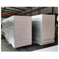 Panneau sandwich EPS préfabriqué acoustique ignifuge pour les matériaux de mur de construction extérieure avec mousse et noyau PIR