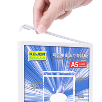 Panneau de table LED rechargeable en forme de T Kejea A5, éclairage lumineux pour la promotion des menus de comptoirs de petite taille