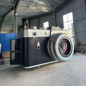 Kiosque rétro pour célébrités d'Internet, maison mobile en conteneur, maison de restauration rapide commerciale, café - Product Image 4