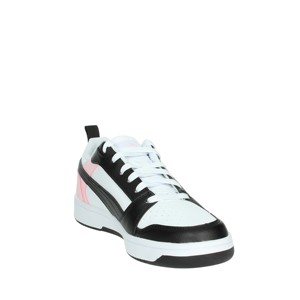 Sneakers da uomo alla moda corte 393833 scarpe da passeggio traspiranti a bassa altezza in bianco/nero/rosa con fodera in rete - Product Image 5
